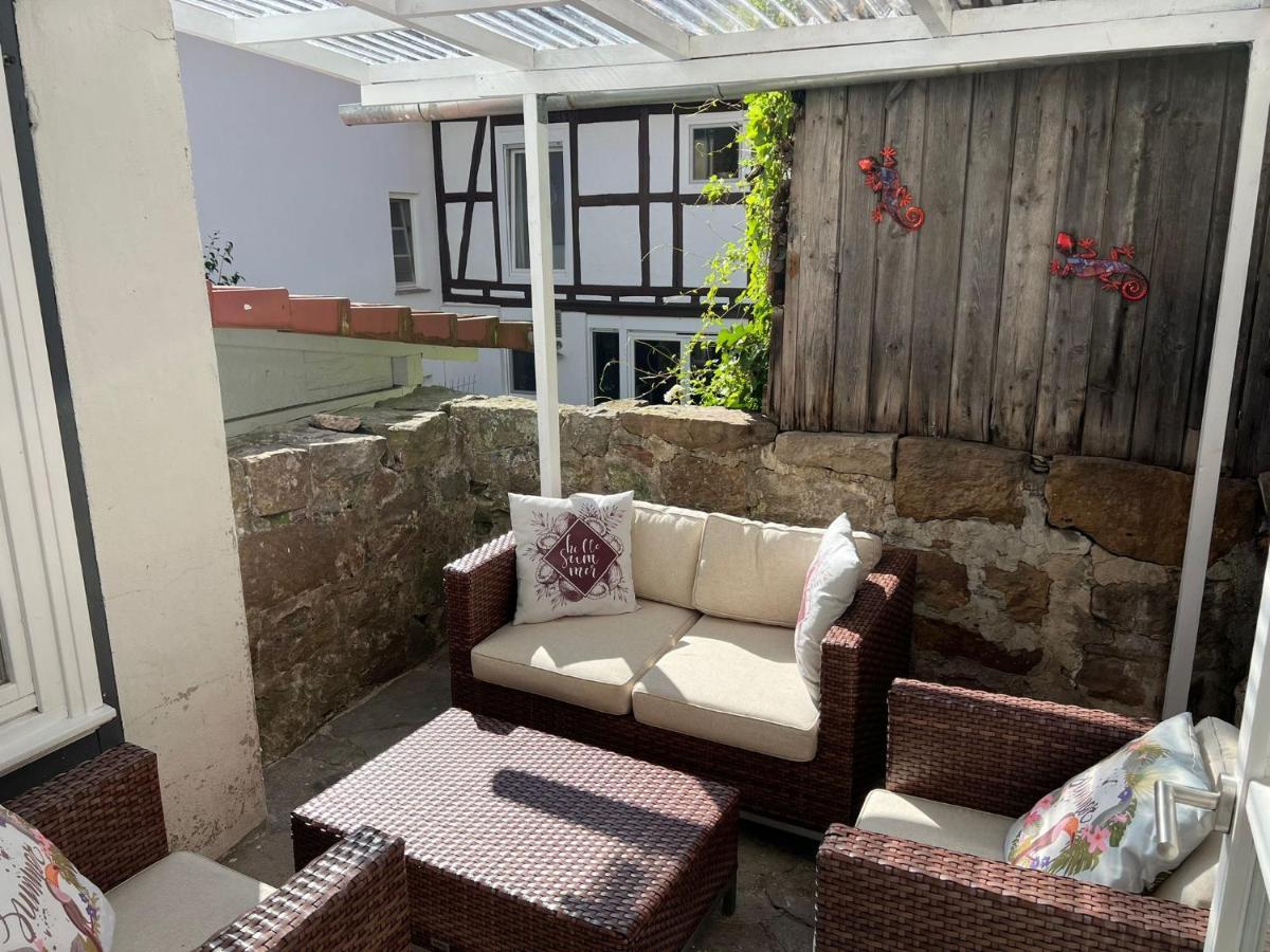 Ferienwohnung Burgsitz Spangenberg Exterior foto